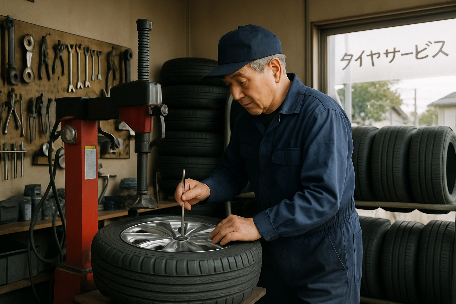 タイヤ修理は藤井寺の専門店ピレリレーンへ